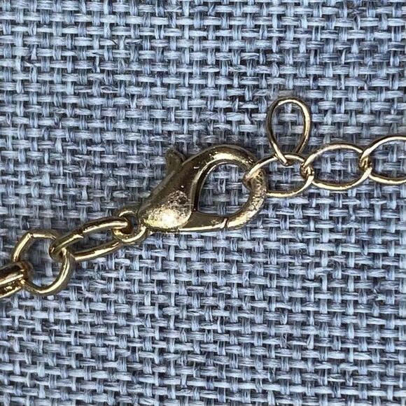 Two Urban Outfitters OU Layering Mixed Media Gold/Silver Chain/Key Necklaces NWT - Picture 5 of 10